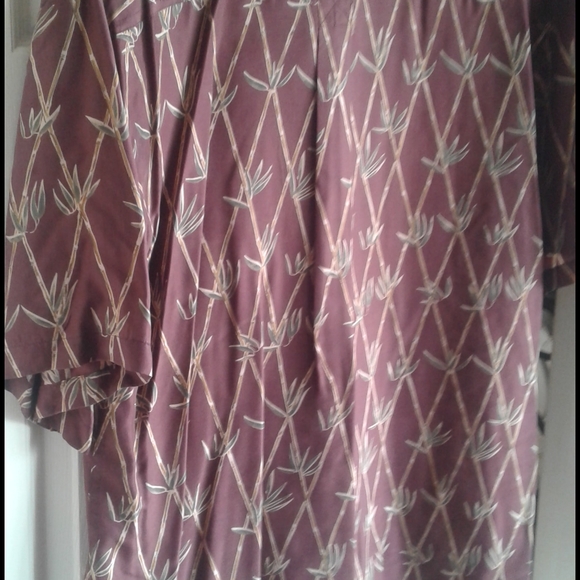 Oleg Cassini 100% silk button down shirt mens - Picture 7 of 7